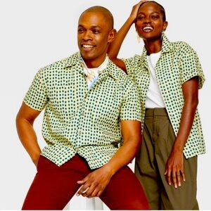 NWT House of Aama Shirt Sleeve Shirt